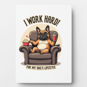 Vintage I Werk Hard voor de Levensstijl van Mijn H Fotoplaat