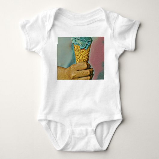 Vintage ice cream cone romper (Voorkant)