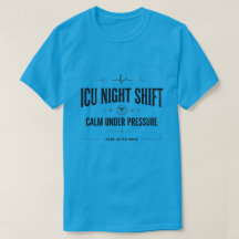 Vintage ICU Nachtploeg Verpleegster Shirt | Kritie