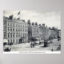 Vintage Ierland, Sackville Street 1905 Dublin