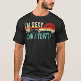 Vintage IK BEN SEXY EN IK SLEP HET Grappige Rv Cam T-shirt