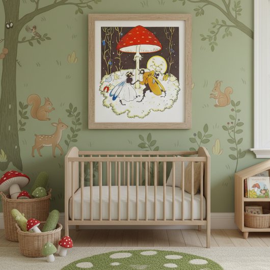 Vintage illustratie door Else Wenz Vietor Poster