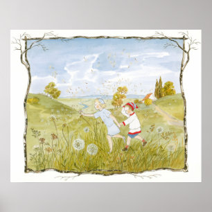 Vintage illustratie door Sibylle Von Olfers Poster