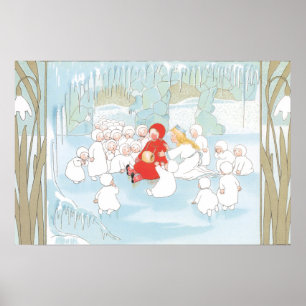 Vintage illustratie door Sibylle Von Olfers Poster