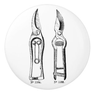 VINTAGE ILLUSTRATION, bouton Pruners