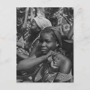 Vintage image, Afrika, Lady van Togo Briefkaart
