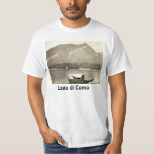 Vintage image, Lake Como, ongeveer 1890 T-shirt