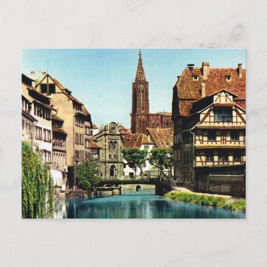 Vintage image, Strassburg, Cathedral Briefkaart (Voorkant)