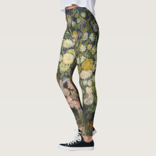 Vintage Impressionistische Bloemenboeket Van Gogh Leggings