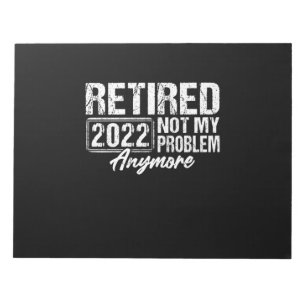 Vintage in 2022 Niet mijn probleem nog grappiger Notitieblok