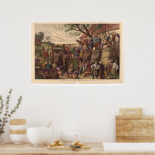 Vintage in Californië (0604A) Poster (Keuken)