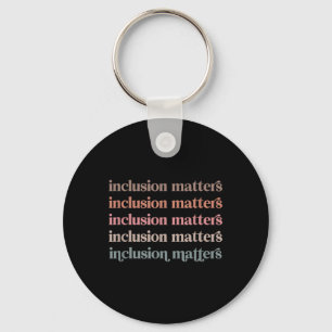 Vintage Inclusion is positieve diversiteit en vrie Sleutelhanger
