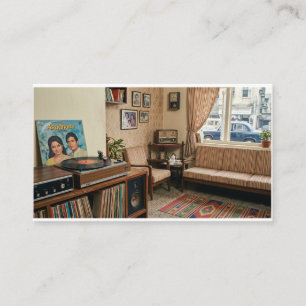Vintage Indiase nostalgie: retro woonkamer uit de Visitekaartje