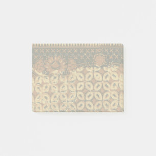 Vintage Indonesisch Batik Kawung Patroon Rustiek Post-it® Notes