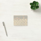 Vintage Indonesisch Batik Kawung Patroon Rustiek Post-it® Notes (Kantoor)