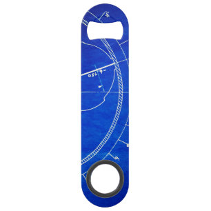 Vintage Industriële Blauwdruk Octrooi Kunst Speed Flessenopener