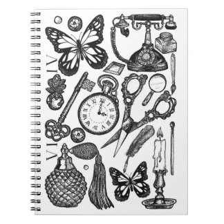 Vintage Ink Antiques Notitieboek