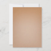 Vintage Inspiré Island Beach Mariage Invitation (Dos)