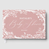 Vintage Intemporel Floral Baby shower rose (Recto)