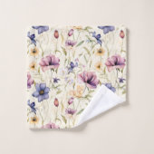 Vintage Iris Flowers Motif (Gant de toilette)