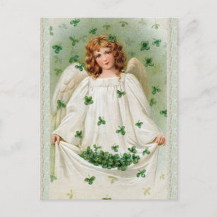 Vintage Irish Angel Briefkaart