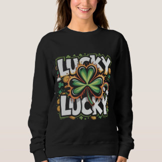 Vintage Irish Luck T-Shirt St Patricks Day, Distre