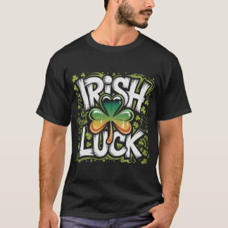 Vintage Irish Luck T-Shirt St Patricks Day, Distre