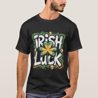 Vintage Irish Luck T-Shirt St Patricks Day, Distre