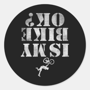 Vintage Is Mijn Mountainbike Ok Grappige Mountain Ronde Sticker
