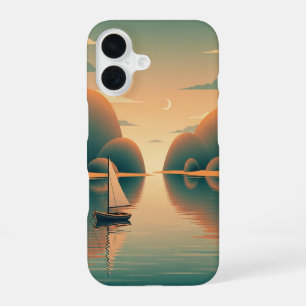 Vintage Island Baai iPhone 16 Hoesje