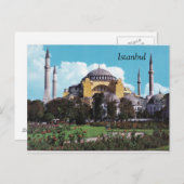 Vintage Istanbul Designed Card Briefkaart (Voorkant / Achterkant)