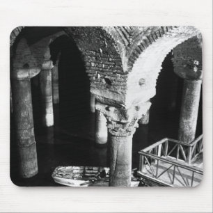 Vintage Istanbul ondergronds Cistern Basilica Hoes Muismat