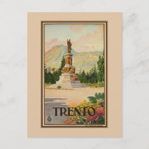 Vintage Italiaanse reis Trento Trent Briefkaart