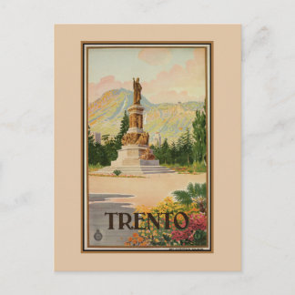 Vintage Italiaanse reis Trento Trent Briefkaart
