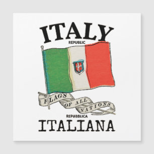 Vintage Italië Land Vlag