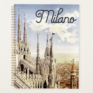 Vintage Italie Milan Planner