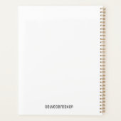 Vintage Italie Milan Planner (Dos)