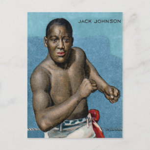 Vintage Jack Johnson Briefkaart