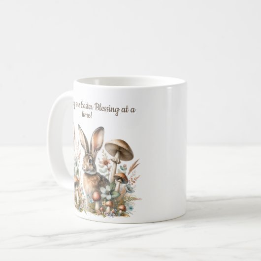 Vintage Jack Rabbit Spring Café Mug (Devant gauche)