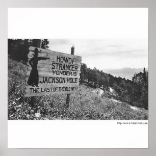 Vintage Jackson Hole Poster