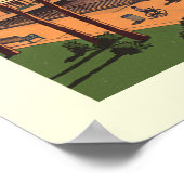 Vintage Jacksonville Florida Poster (Hoek)