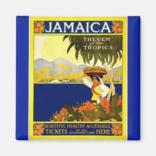 Vintage Jamaïque La perle du Magnet des Tropiques (Devant)