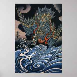 Vintage Japanese Art Poster