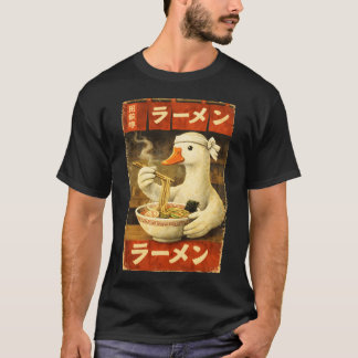 Vintage Japanese Ramen Duck Foodie Anime T-Shirt