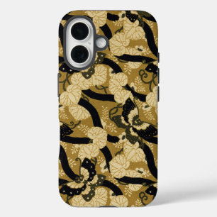 Vintage Japans Vlinder G.A. Audsley Patroon iPhone 16 Hoesje