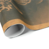 Vintage Japanse Draak Cadeaupapier (Rol Hoek)