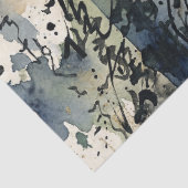 Vintage Japanse kalligrafiekunst (4) Tissuepapier (Detail)