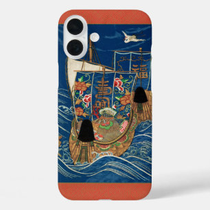 Vintage Japanse Lucky Treasure Ship G.A. Audsley iPhone 16 Plus Hoesje