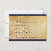 Vintage Japonais Parchemin rsvp avec enveloppes (Dos)