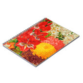 Vintage Jardin Fleurs Carnet photo spirale (Côté gauche)
